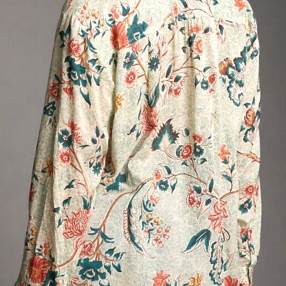 Pilcro Anthropologie Floral Print Blouse, Sz S - Picture 8 of 8